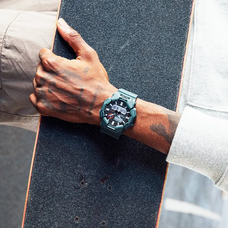 G-Shock Dual-time 10 Years Battery Dark Teal Men's Watch- GA-010-2A